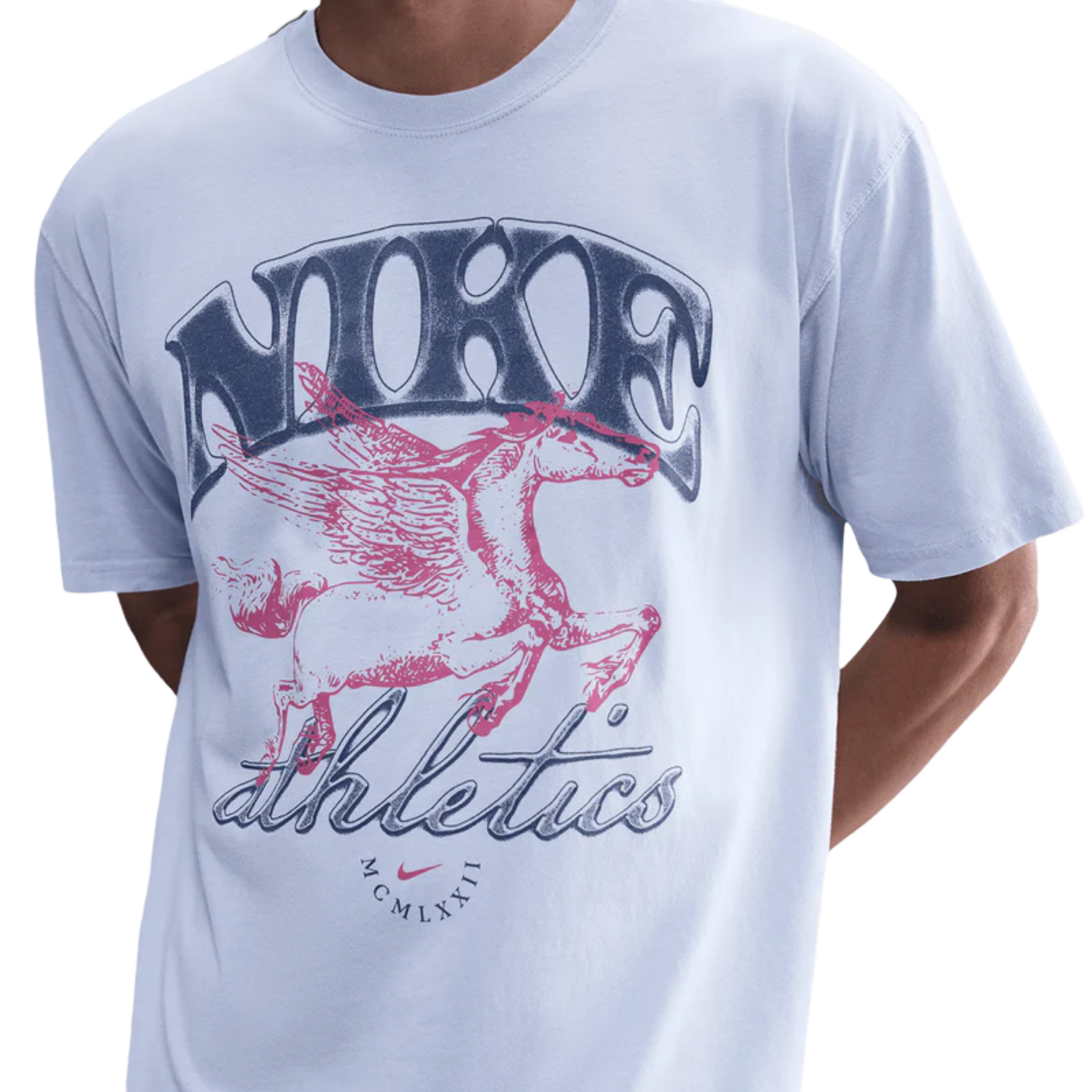 Nike Graphic Tee - Light Blue Pink