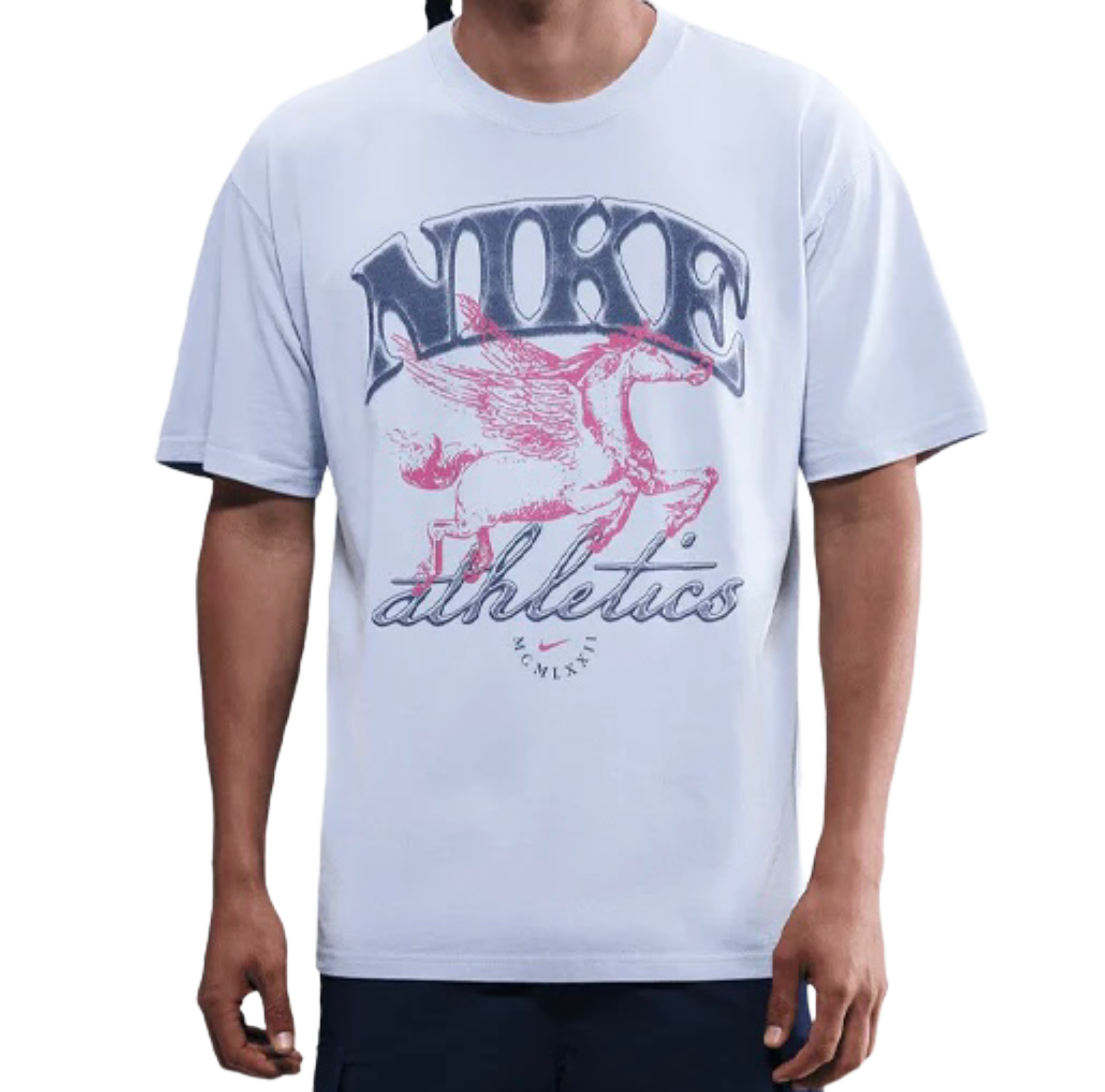 Nike Graphic Tee - Light Blue Pink